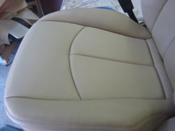 Auto upholstery repairs--don beautifully!
